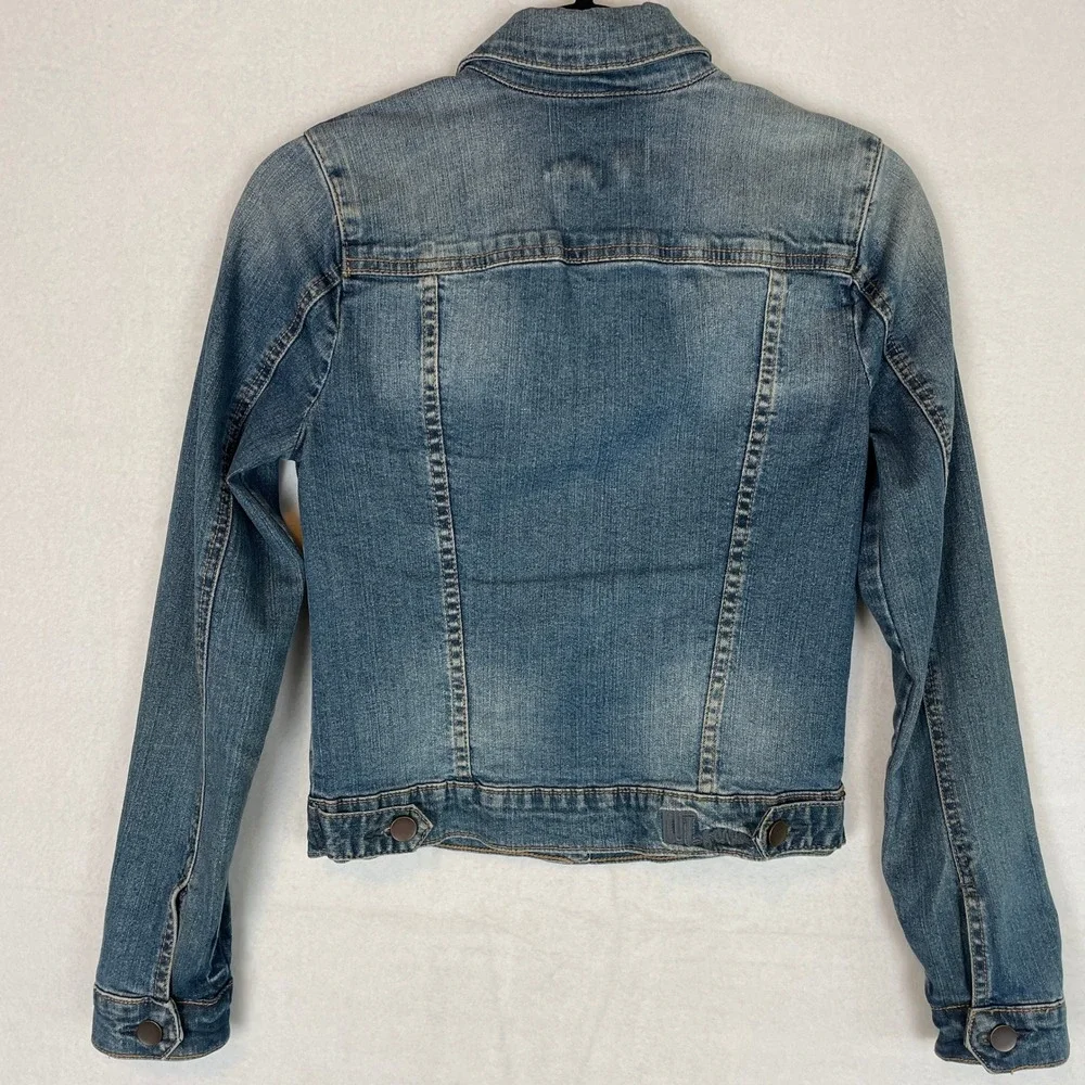 KUT From the Kloth‎ Denim Jacket Size Small Jean Jacket Cotton Blend